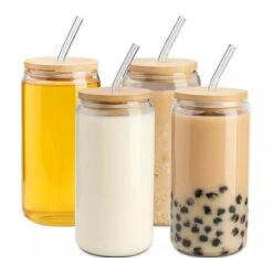 Bubble Tea Beker - Inclusief Stalen Bubble Tea Rietje - 0,5 L - Herbruikbaar - Boba -Barbecue Benodigdheden 1200x1139 2