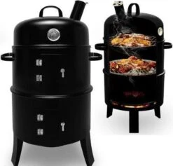 Merkloos Monzana Barbecue-ROKER-Grill-Oven -Barbecue Benodigdheden 1200x1149 3