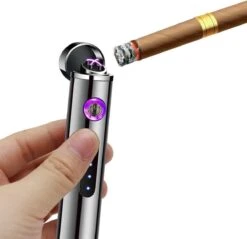 Allkinds Oplaadbare Elektrische Aansteker - USB Plasma Aansteker - Duurzaam - Windbestendig - Zwart -Barbecue Benodigdheden 1200x1161 10