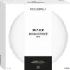 Riverdale Endless Servies - Dinerbord 26cm Wit Set 2 Stuks
