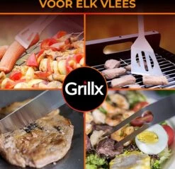 GrillX Barbecue Gereedschap Set - 19-delig - Inclusief Luxe Draagtas - BBQ Accesoires - Gereedschapset -Barbecue Benodigdheden 1200x1161 9