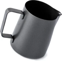 Krumble Melkkannetje 300ml / RVS Melkopschuimkan / Melkkan / Antraciet - Zwart