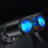 Auto Sigarettenaansteker Splitter - USB Ingang Auto - 2 Sigaretten Aansluitingen - Autolader