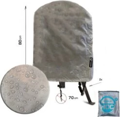 COVER UP HOC Diamond Bbq Hoes Rond - 70x80 Cm - Waterdicht Met Stormbanden En Trekkoord - Geschikt Voor O.a. Kamado, Big Green Egg, Grill Guru, The Bastard, Patton,Weber 13 COVER UP HOC Diamond Bbq Hoes Rond - 70x80 Cm - Waterdicht Met Stormbanden En Trekkoord - Geschikt Voor O.a. Kamado, Big Green Egg, Grill Guru, The Bastard, Patton,Weber -Barbecue Benodigdheden 1200x1170 12