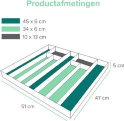 Grote Bestekbak Bamboe 51x47cm | Besteklade Van Coninx | Bestekhouder | Opbergbak | Duurzaam | Voor Laden Van 47cm Diep -Barbecue Benodigdheden 1200x1175 7