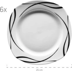 Merkloos 30-delige Combiset Voor 6 Personen -Barbecue Benodigdheden 1200x1176