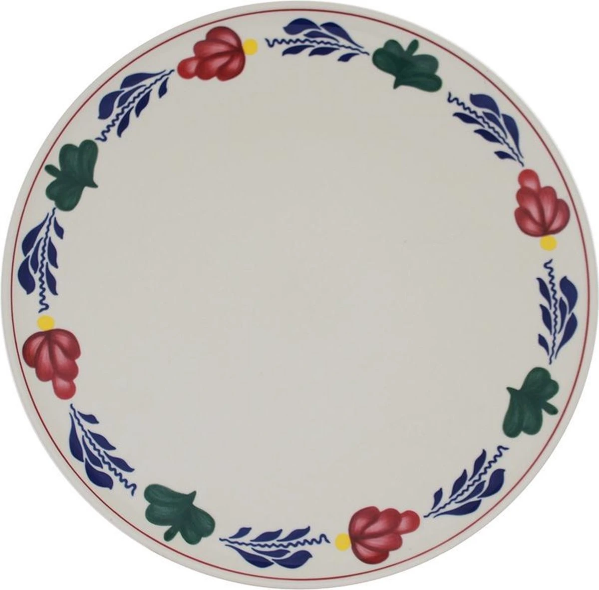 Boerenbont Bord Ø24 Cm 6 Stuks 2 Boerenbont Bord Ø24 Cm 6 Stuks - Afbeelding 2