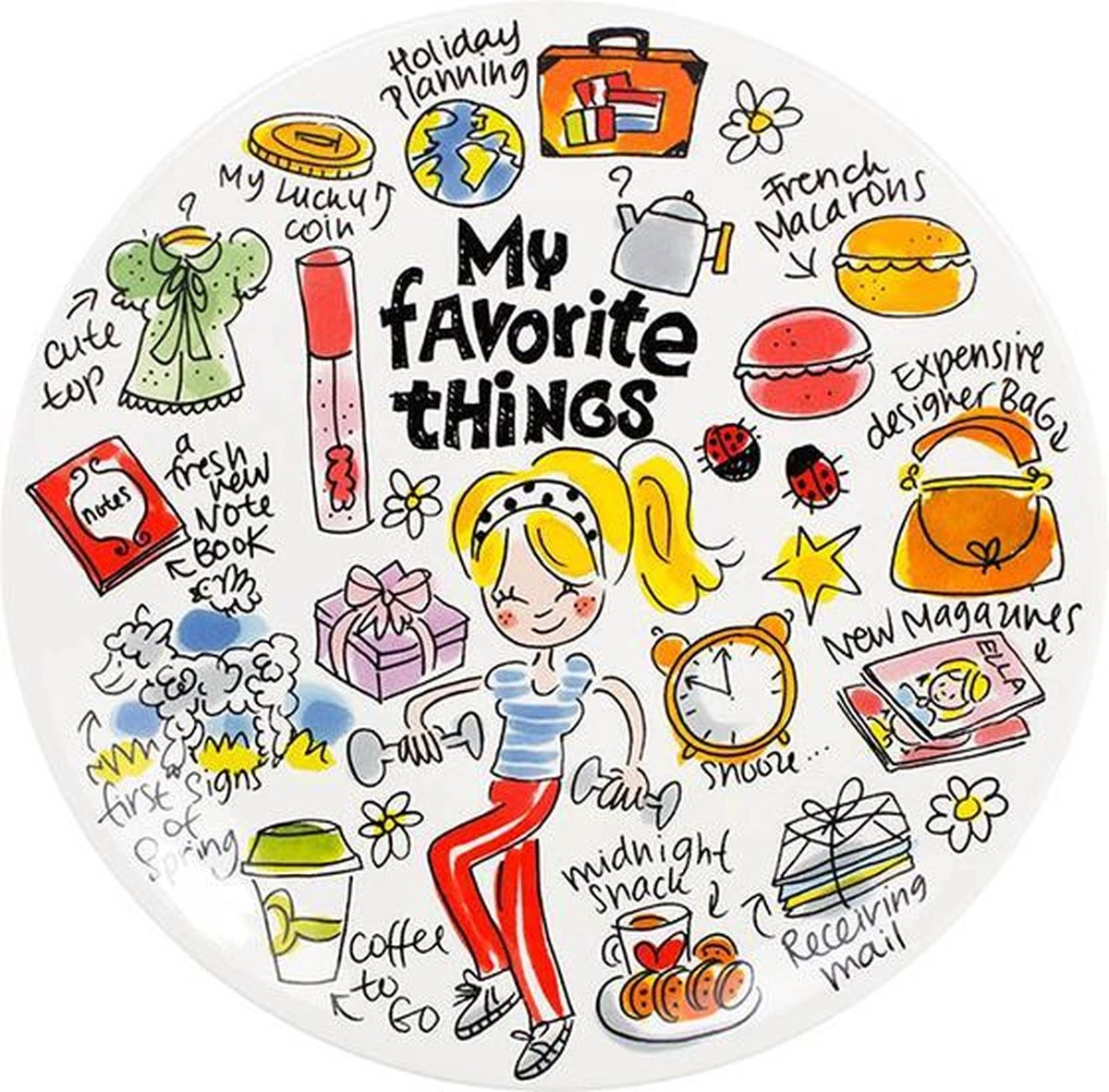 Blond Amsterdam Bord - 22 Cm - Favorite 1 Blond Amsterdam Bord - 22 Cm - Favorite