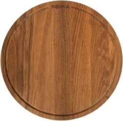 Boska Pizzaplank Friends L - BBQ Accessoires - Eikenhout - Handige Opvanggeul - Ø 34 Cm -Barbecue Benodigdheden 1200x1186 4