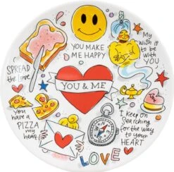 Blond Amsterdam, Specials LOVE: Ontbijtbord You & Me ø22CM