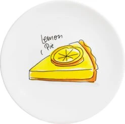 Blond Amsterdam, Even Bijkletsen: Bord Lemon Pie, 18cm