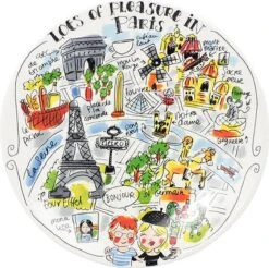 Blond Amsterdam City Paris Bord - Ø 22 Cm