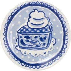 Blond Amsterdam Bord Plat 18 Cm Taartje - Delfts Blond