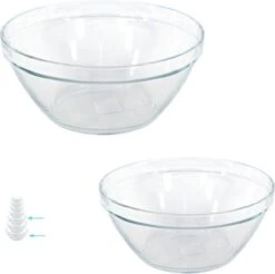 Merkloos Set Van 3x Glazen Saladekommen/keukenschalen Pompei 26 En 20 Cm - Schalen/kommen/mengkommen Van Glas 5 Merkloos Set Van 3x Glazen Saladekommen/keukenschalen Pompei 26 En 20 Cm - Schalen/kommen/mengkommen Van Glas -Barbecue Benodigdheden 1200x1194 16