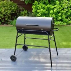 BBQ XL Houtskoolbarbecue - Cilindervorm - Grilloppervlak (LxB) 71 X 35 Cm - Zwart -Barbecue Benodigdheden 1200x1196 24