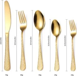 40-delige RVS Snakeskin Bestekset- Geschikt Voor8-personen -trendy Design-goud -Barbecue Benodigdheden 1200x1196 27