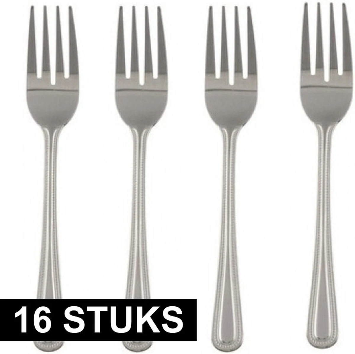 Merkloos 16x Gebaksvorkjes Van Metaal - Vorkjes Voor Gebak/taart - Gebaksvorken/Taartvorkjes 2 Merkloos 16x Gebaksvorkjes Van Metaal - Vorkjes Voor Gebak/taart - Gebaksvorken/Taartvorkjes - Afbeelding 2