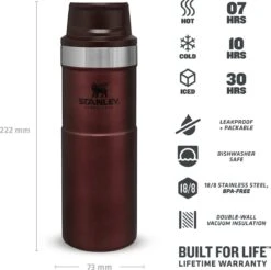 Stanley Trigger-Action Travel Mug 0.47L - Thermosfles - Wine -Barbecue Benodigdheden 1200x1197