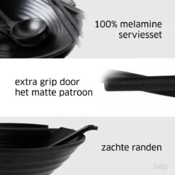 Gadgy Noodle Kom Set - 2 Kommen, 2 Paar Eetstokjes En 2 Lepels - Noodle Bowl - Japans Servies -Barbecue Benodigdheden 1200x1200 1007