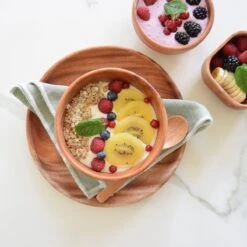Khaya - Houten Kom Ø15 Cm - Voor Ontbijt, Soep & Matcha Thee - Duurzaam - Vegan -Barbecue Benodigdheden 1200x1200 1059