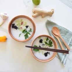 Khaya - Houten Kom Ø15 Cm - Voor Ontbijt, Soep & Matcha Thee - Duurzaam - Vegan -Barbecue Benodigdheden 1200x1200 1060