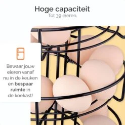 Goliving Eierrek - Eierhouder - Eiermand - Eieren Bewaren - Draaibaar - Ruimtebesparend - RVS - Zwart 10 Goliving Eierrek - Eierhouder - Eiermand - Eieren Bewaren - Draaibaar - Ruimtebesparend - RVS - Zwart -Barbecue Benodigdheden 1200x1200 1100