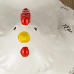 Eiermand Draadstaal Kip Wit Eierrek Eierhouder Eieren Bewaren Metaal Fruitschaal -Barbecue Benodigdheden 1200x1200 1129