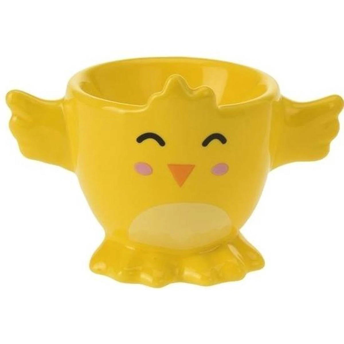 Merkloos 4x Witte Paashaas En Gele Kuiken Eierdopjes 7 Cm - Paasdecoratie/Paasontbijt 2 Merkloos 4x Witte Paashaas En Gele Kuiken Eierdopjes 7 Cm - Paasdecoratie/Paasontbijt - Afbeelding 2