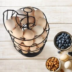 Eiermand – Eierrek – Eierhouder – Eieren – Zwart - Pasen - Tot 40 Eieren - 360° - BAULK® -Barbecue Benodigdheden 1200x1200 1133