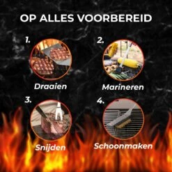 GrillX Barbecue Gereedschap Set - 19-delig - Inclusief Luxe Draagtas - BBQ Accesoires - Gereedschapset -Barbecue Benodigdheden 1200x1200 1185