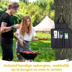 BBQ Accesoires Set Gereedschap Tang Borstel Barbecue Kookgerei - 10 Delig -Barbecue Benodigdheden 1200x1200 1194