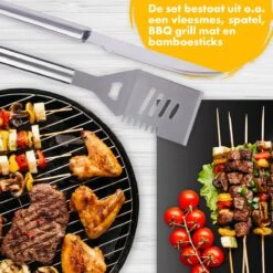 BBQ Accesoires Set Gereedschap Tang Borstel Barbecue Kookgerei - 10 Delig -Barbecue Benodigdheden 1200x1200 1197