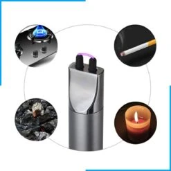 Aansteker Elektrisch - Plasma Aansteker - Aansteker Voor Kaarsen - Oplaadbaar Met USB Kabel - Windproof - SEVEND® -Barbecue Benodigdheden 1200x1200 1239