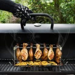 GrillX Kippenvleugelhouder - Kiphouder Voor BBQ & Oven - RVS - BBQ Accesoires -Barbecue Benodigdheden 1200x1200 1327