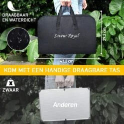 Saveur Royal® 35-delige Barbecue Gereedschapset In Roestvrij Staal - BBQ Grill Set Met Draagtas - Barbecuegerei-sets - Barbecue Accessoires Gereedschap - 35-delig -Barbecue Benodigdheden 1200x1200 1352