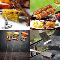 Saveur Royal® 35-delige Barbecue Gereedschapset In Roestvrij Staal - BBQ Grill Set Met Draagtas - Barbecuegerei-sets - Barbecue Accessoires Gereedschap - 35-delig -Barbecue Benodigdheden 1200x1200 1353