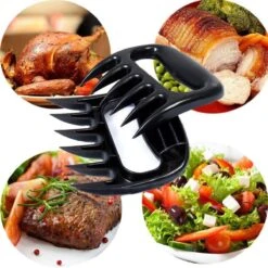 Merkloos Professionele Vleesshredders / Vleesklauwen | Meat Claws | BBQ | Bear Paws | Meat Shredders | Vlees Houders | Barbeque Accesoires | Pulled Pork Klauwen | 2 Stuks -Barbecue Benodigdheden 1200x1200 1355