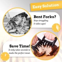 Mountain Grillers Claws-High Quality Meat Claws For American BBQ Pulled Pork-Plastic Meat Claws For Slicing-Vaatwasser Safe Bear Claws Gift Idee -Barbecue Benodigdheden 1200x1200 1370