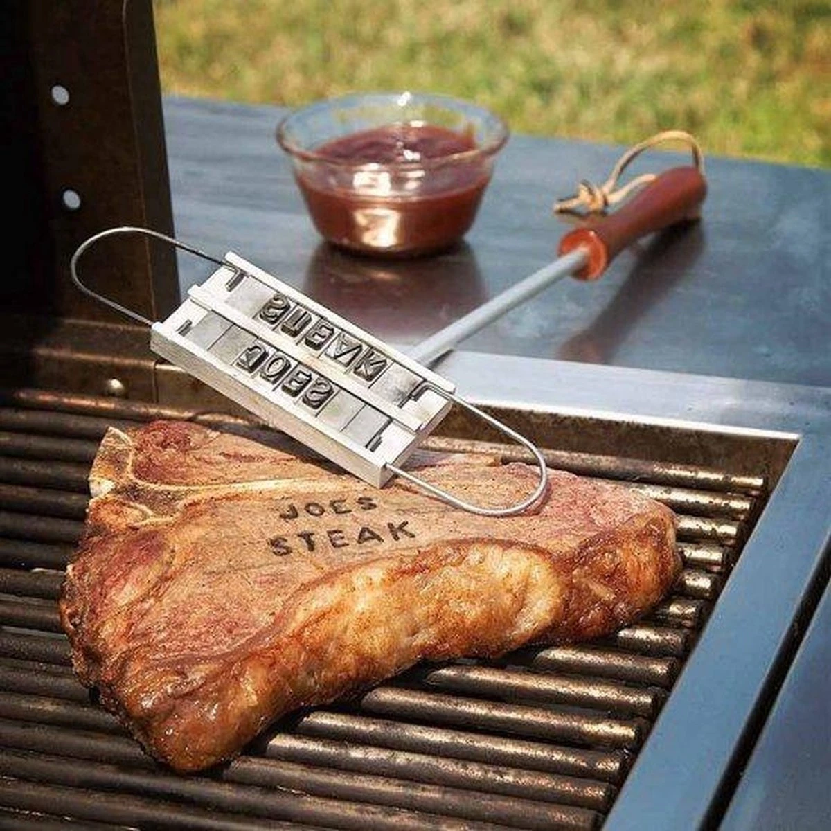 Merkloos BBQ Branding Iron - Barbecuegereedschapset - Bbq Accessoires - Bbq Brandijzer 4 Merkloos BBQ Branding Iron - Barbecuegereedschapset - Bbq Accessoires - Bbq Brandijzer - Afbeelding 4