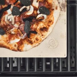 Burnhard Pizzasteen 38 X 30 X 1,5 Cm + Pizzaschep 23 Burnhard Pizzasteen 38 X 30 X 1,5 Cm + Pizzaschep -Barbecue Benodigdheden 1200x1200 1469