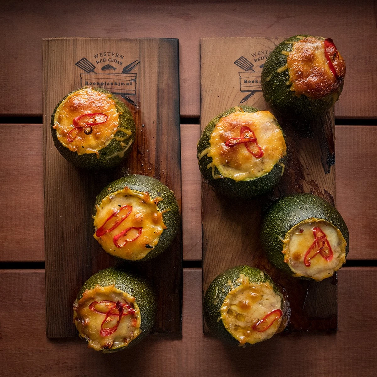 Merkloos Rookplank Western Red Cedar - 5 Stuks - Rookhout 6 Merkloos Rookplank Western Red Cedar - 5 Stuks - Rookhout - Afbeelding 6