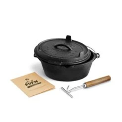 Burnhard Gietijzeren Dutch Oven - Little John 3,8 L -Barbecue Benodigdheden 1200x1200 1533