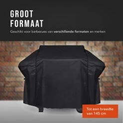 Merkloos BBQ Accesoires - BBQ Hoes - BBQ Hoes Waterdicht - Hoes - Hoes BBQ - UV- En Waterdicht - 145 X 61 X 117 Cm -Barbecue Benodigdheden 1200x1200 1580