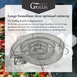 Grillig - Koud Rookgenerator - Cold Smoke Generator - Voor Het Koud Roken Van Vlees - Vis - Kaas - Noten -Barbecue Benodigdheden 1200x1200 1617