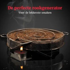 GrillX Cold Smoke Generator Met 1KG Kersen Rookmot - 6 Liter - Smokerbox - RVS Rookbox - Rookgenerator - Koud Roken - BBQ Accesoires -Barbecue Benodigdheden 1200x1200 1625