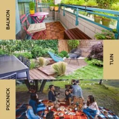 Ozocozy BBQ-ONE Houtskool Tafelbarbecue - Ø30 Cm- Zwart - Incl. Draagtas, Siliconen Bakkwast En RVS-Barbecuetang -Barbecue Benodigdheden 1200x1200 1662