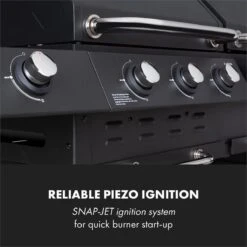 Klarstein Kingsville Double Barbecue - Houtskool- En Gasbarbecue - Smoker BBQ - Inclusief Deksels En Thermometer - Met 2 Roosters - Zwart -Barbecue Benodigdheden 1200x1200 1672