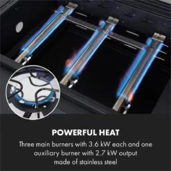 Klarstein Kingsville Double Barbecue - Houtskool- En Gasbarbecue - Smoker BBQ - Inclusief Deksels En Thermometer - Met 2 Roosters - Zwart -Barbecue Benodigdheden 1200x1200 1676