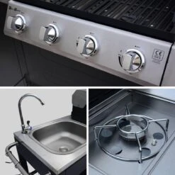 Alice's Garden Gas BBQ D'Artagnan - Zwart - 5 Branders - Buitenkeuken 6 Alice's Garden Gas BBQ D'Artagnan - Zwart - 5 Branders - Buitenkeuken -Barbecue Benodigdheden 1200x1200 1678