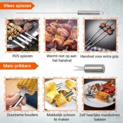 BBQ Accesoires Gereedschapset Koffer Set Tang Borstel Schort Barbecue Dagdeals - Chef Cook BBQ Accessoires Set -Barbecue Benodigdheden 1200x1200 1718
